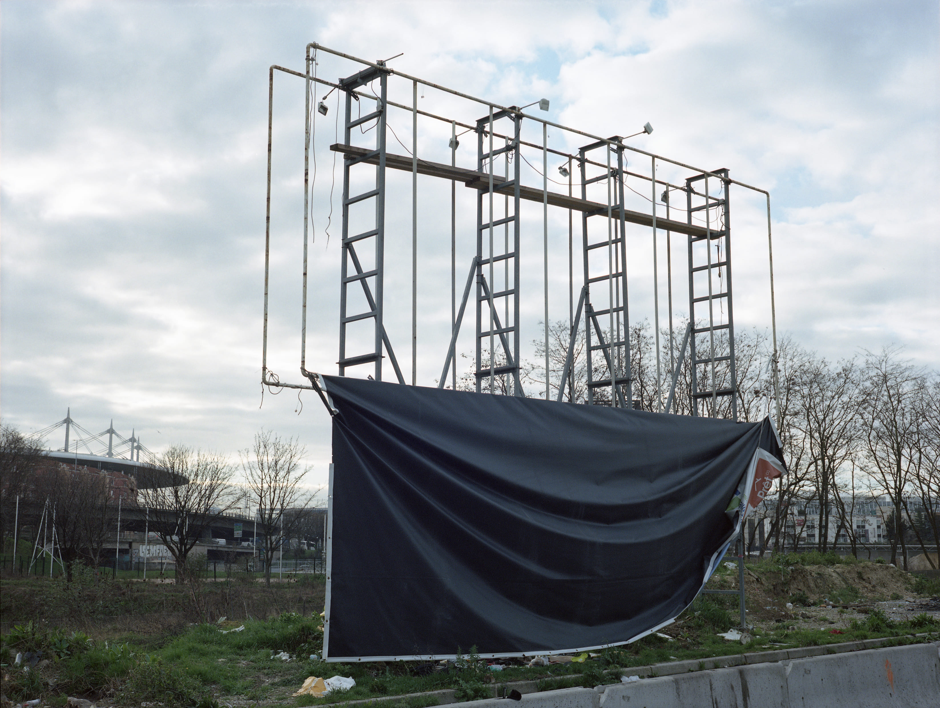 Francis Morandini Panneau publicitaire, Saint-Denis, 2018