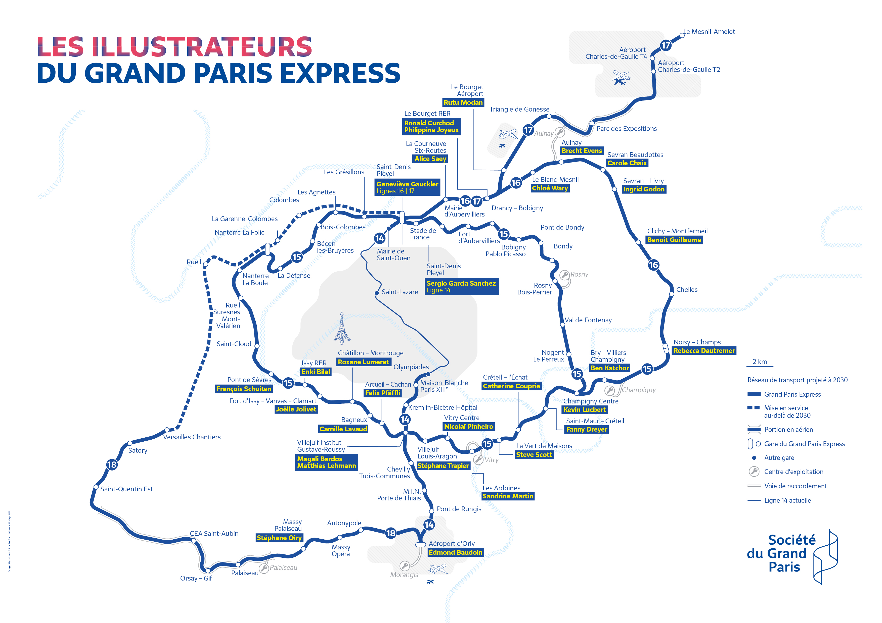 Carte des illustrateurs