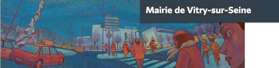 Illustration de Nicolaï Pinheiro - Mairie de Vitry Sur Seine