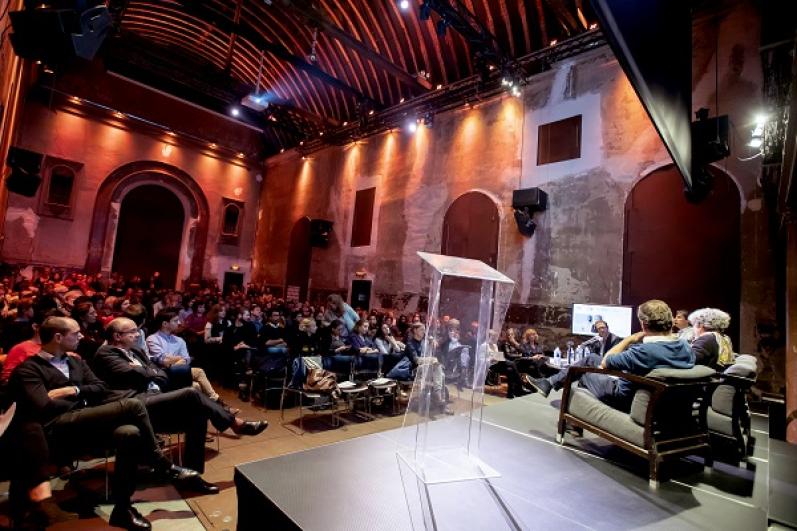 Le public de la conférence sur les piétons du Grand Paris à la Maison de l’Architecture en Île-de-France