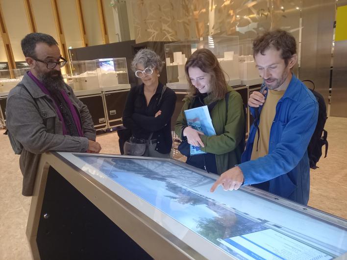 Visite de la Fabrique du métro avec Alice Saey, Sergio Garcia Sanchez, Magali Bardos et Benoît Guillaume